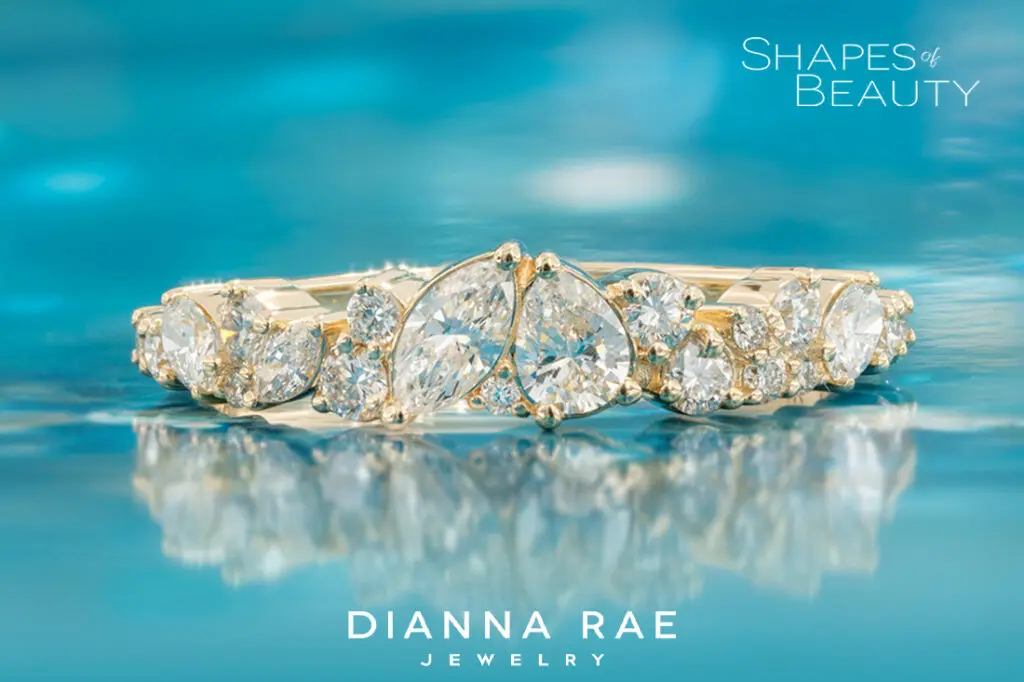 Streams - Confetti Style Diamond Band