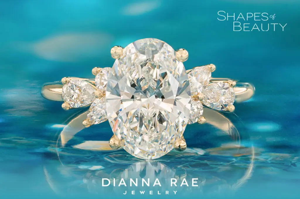 Oval Trilogy – Diamond Engagement Ring
