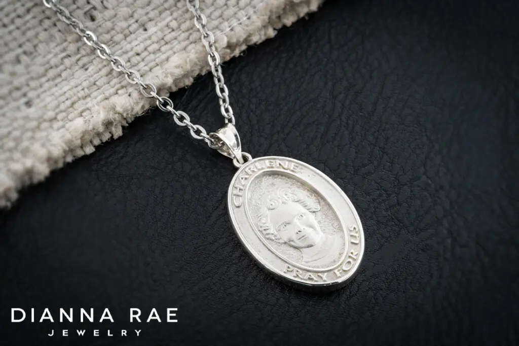 Charlene Richard Medal - Stainless Steel Men's Chain