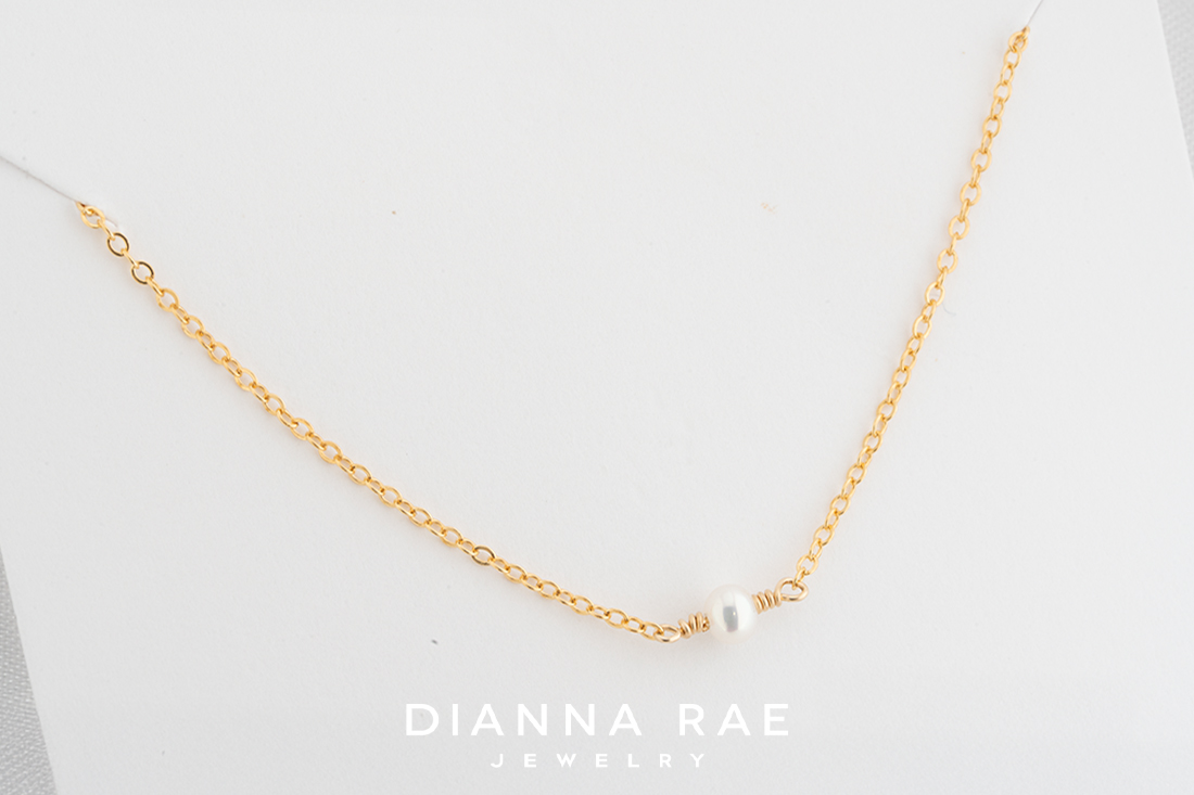 14K Gold Filled Freshwater Pearl Necklace