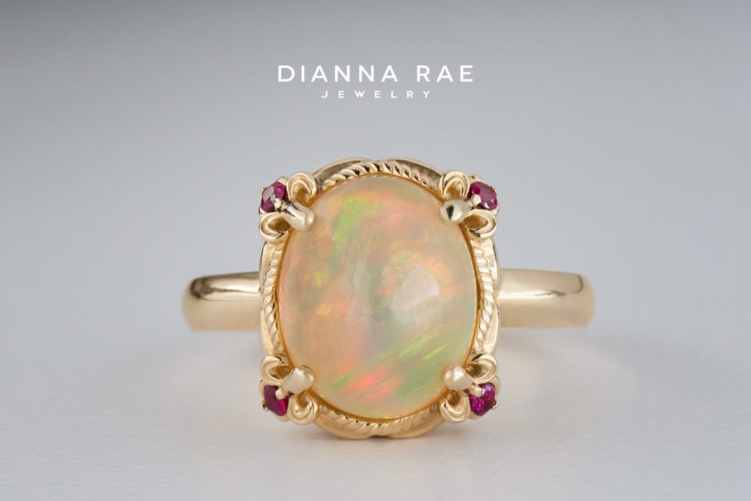 001-200-00121_DRJ_DRJ3032_Yellow-Gold-Theatre-Ring-with-Ethiopian-Opal-and-Burmese-Ruby-Accents_4-1