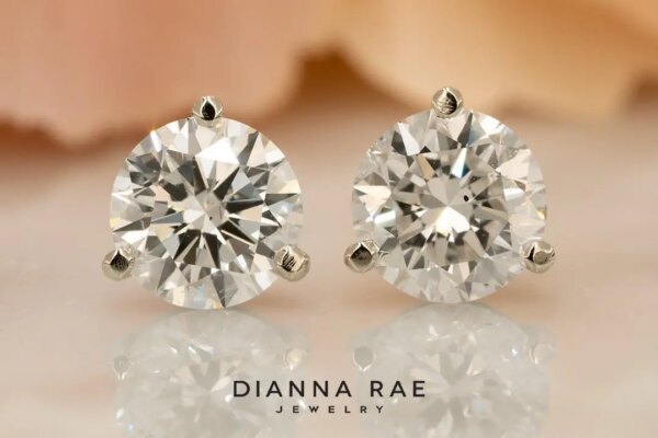 14kt White Gold Martini Set 2.53ct Lab Grown Diamond Studs