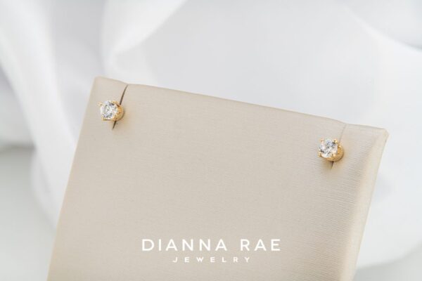 Yellow Gold Filled Thick Flower Engraved Hoops Earrings - Dianna Rae Jewelry