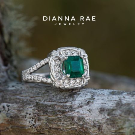 DRJ_DRJB09_White-Gold-Emerald-Fashion-Ring-With-Diamond-Accents-and-Theatre-Theme_02-1-2