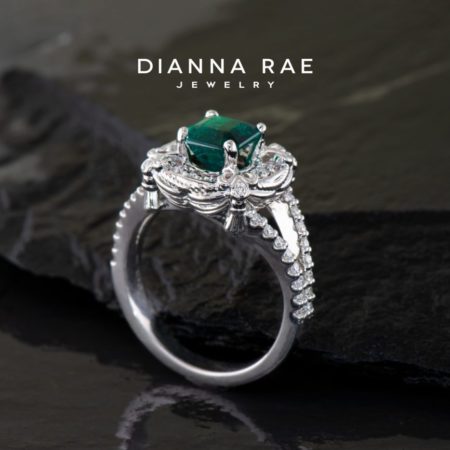 DRJ_DRJB09_White-Gold-Emerald-Fashion-Ring-With-Diamond-Accents-and-Theatre-Theme_03-1