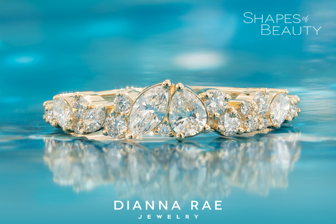 Streams - Confetti Style Diamond Band