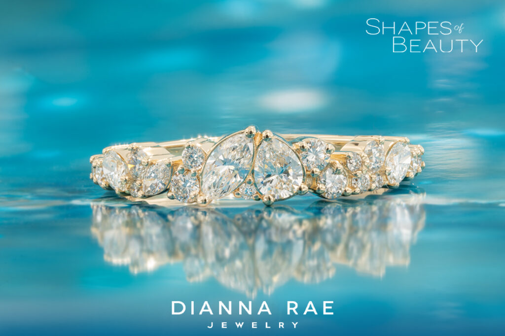 Streams - Confetti Style Diamond Band
