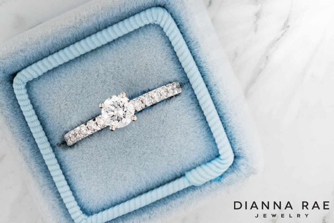 White Gold Diamond Engagement Ring