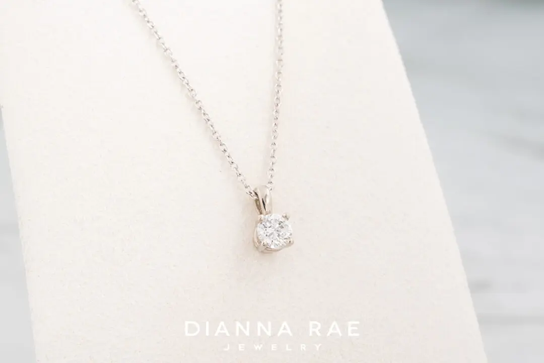 White Gold Diamond Pendant