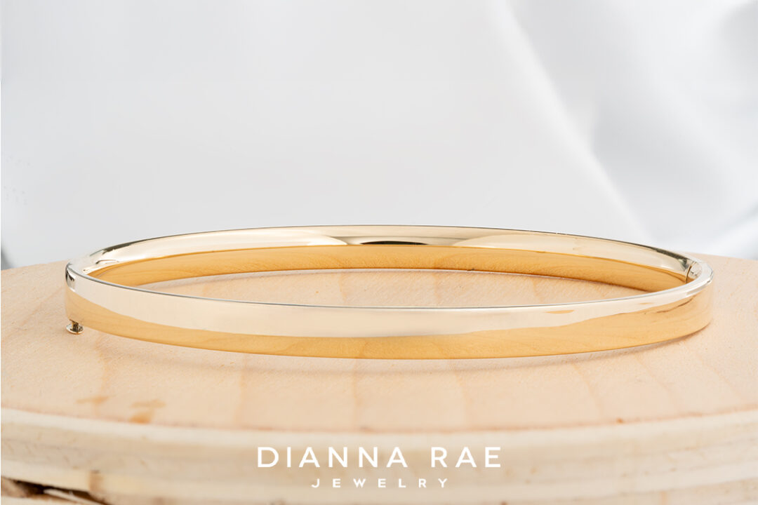 Yellow Gold Bangle Bracelet