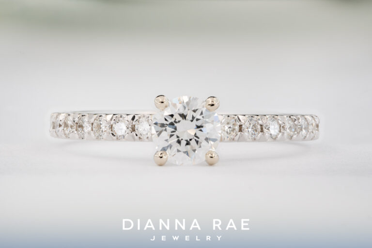 White Gold Diamond Engagement Ring