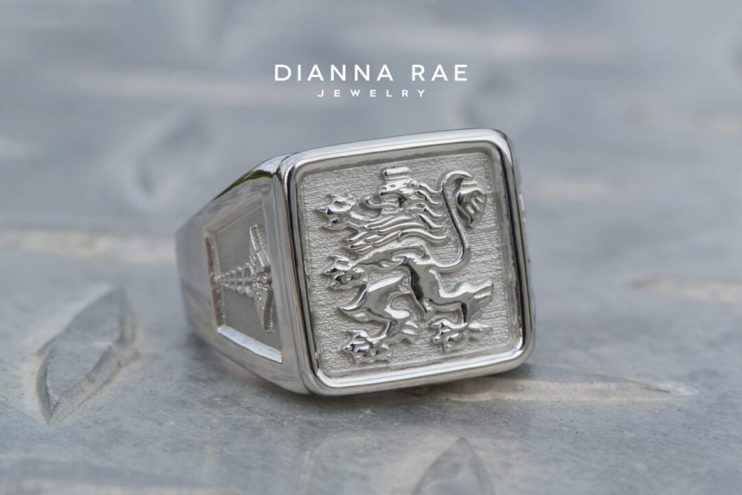 Bulgarian Lion Crest Ring