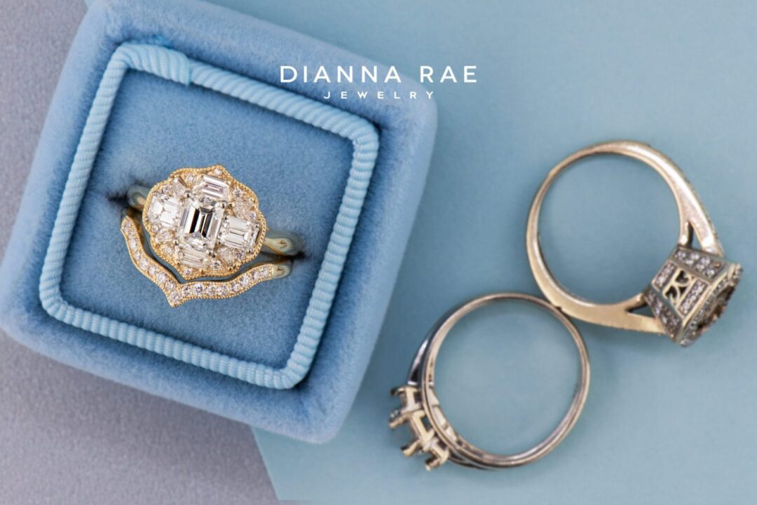 Yellow Gold Vintage-Inspired Engagement Ring - Image 2