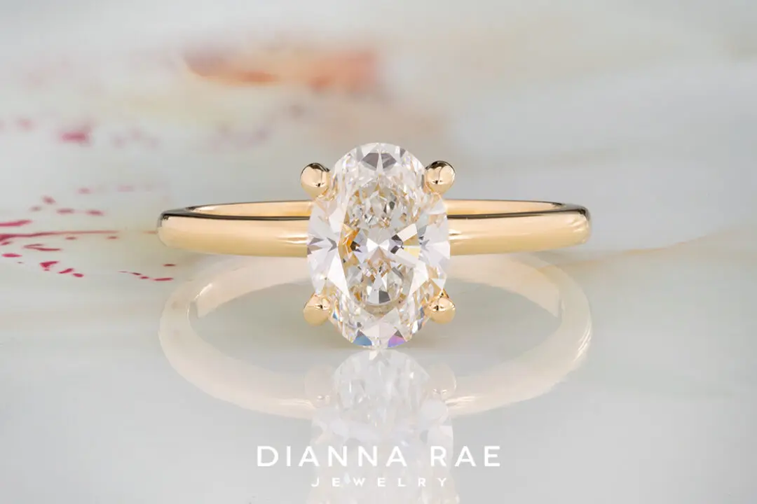 Oval Solitaire Engagement Ring