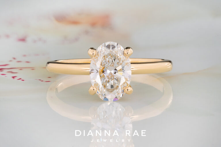 Oval Solitaire Engagement Ring