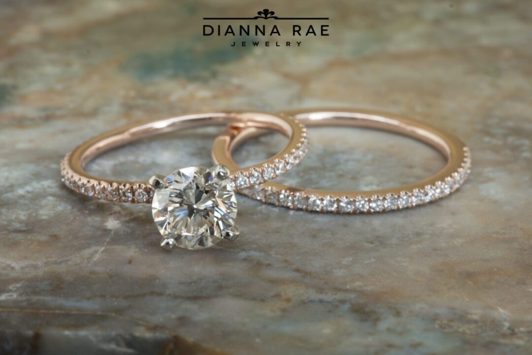 Rose Gold Diamond Wedding Band