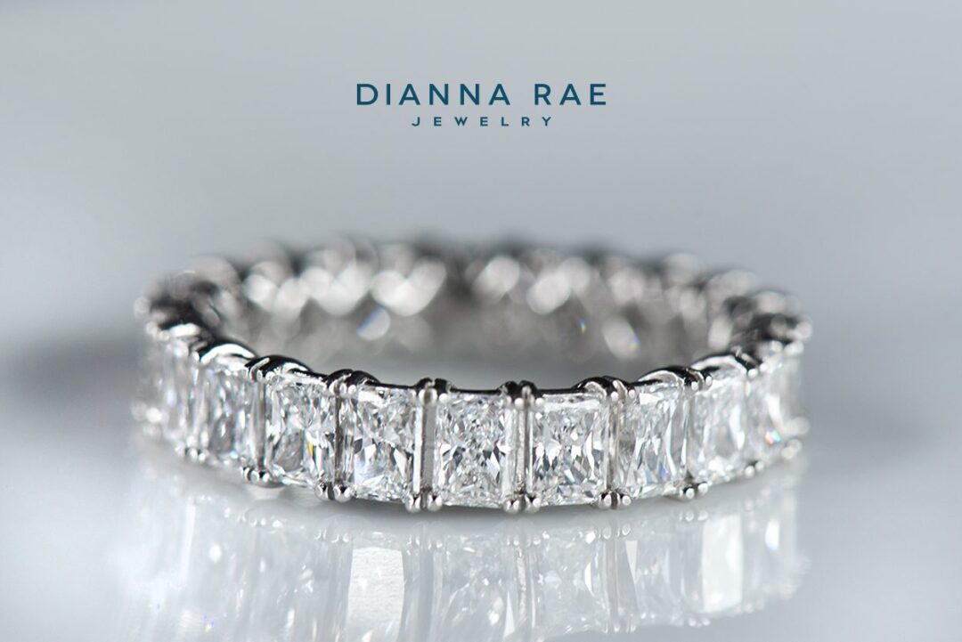 Platinum Radiant Diamond Eternity Band 3.03ctw - Image 3