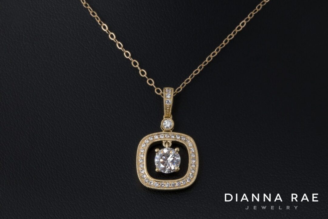 Yellow Gold Dangle Pendant