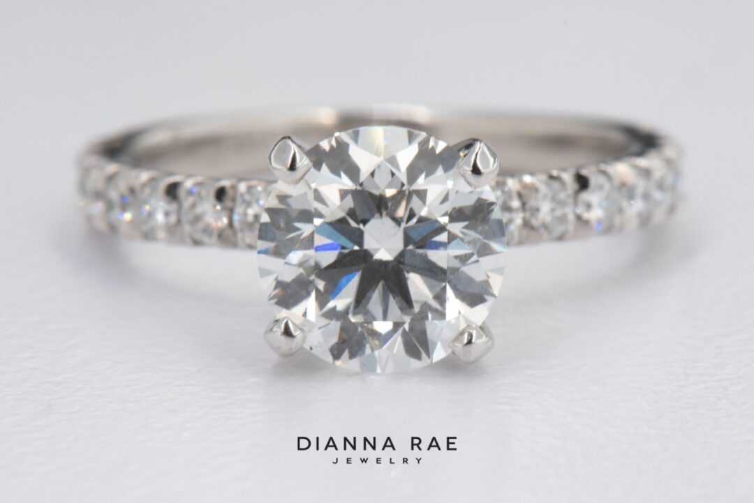 2ct. Platinum Solitaire Engagement Ring - Image 2