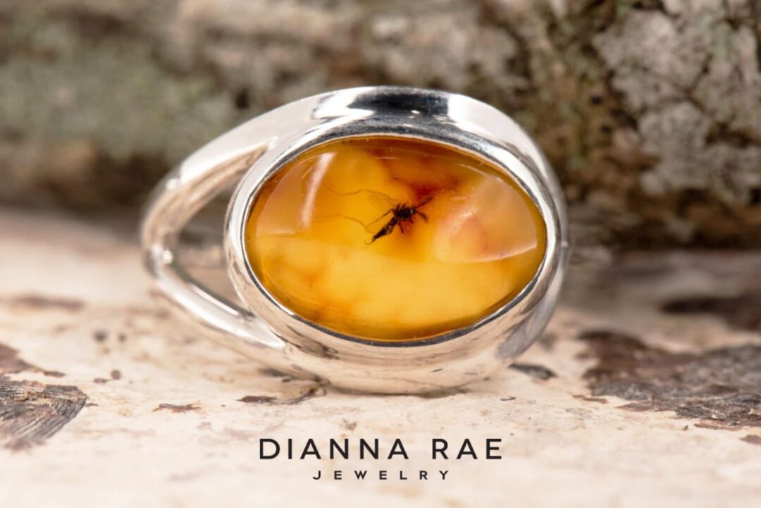 Sterling Silver Amber Ring - Image 3