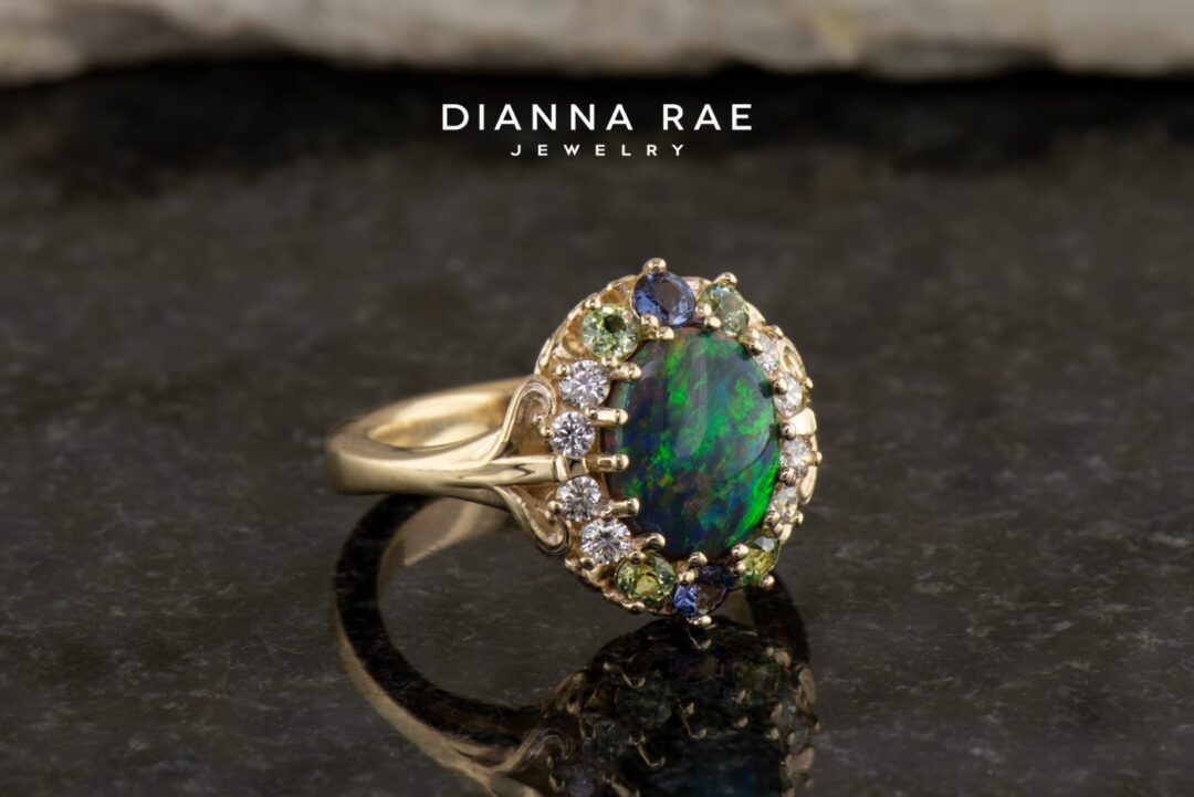 Tesla Green, Black Opal Ring - Image 3
