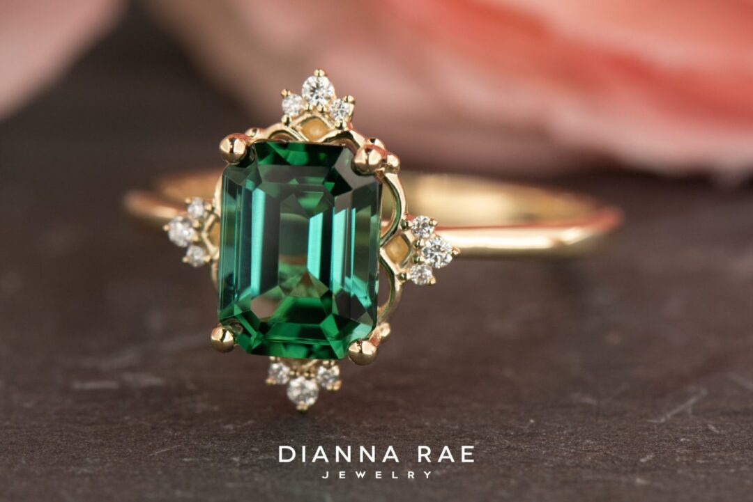 14k Yellow Gold Tourmaline Ring - Image 3
