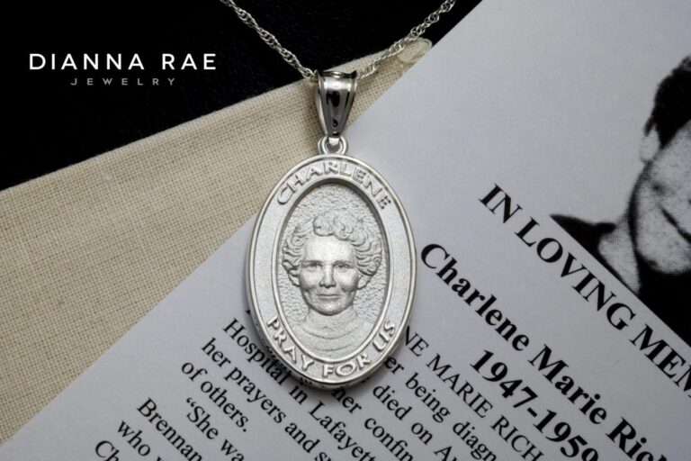 Charlene Richard Medal - Sterling Silver Women's Chain