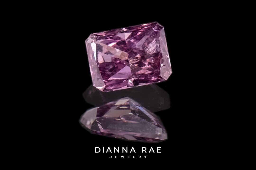 Rising Mars - Natural Purple Pink Radiant Cut Diamond - Image 2