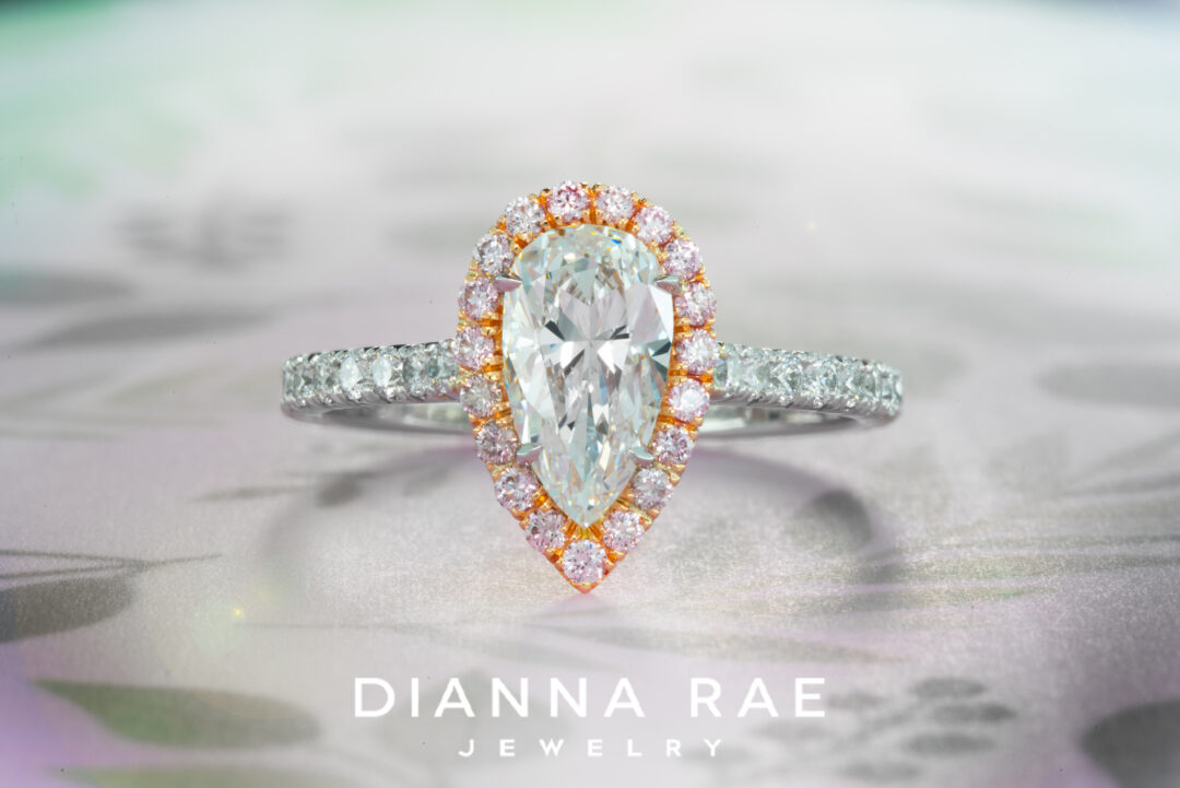 Platinum & Pink Diamond Ring