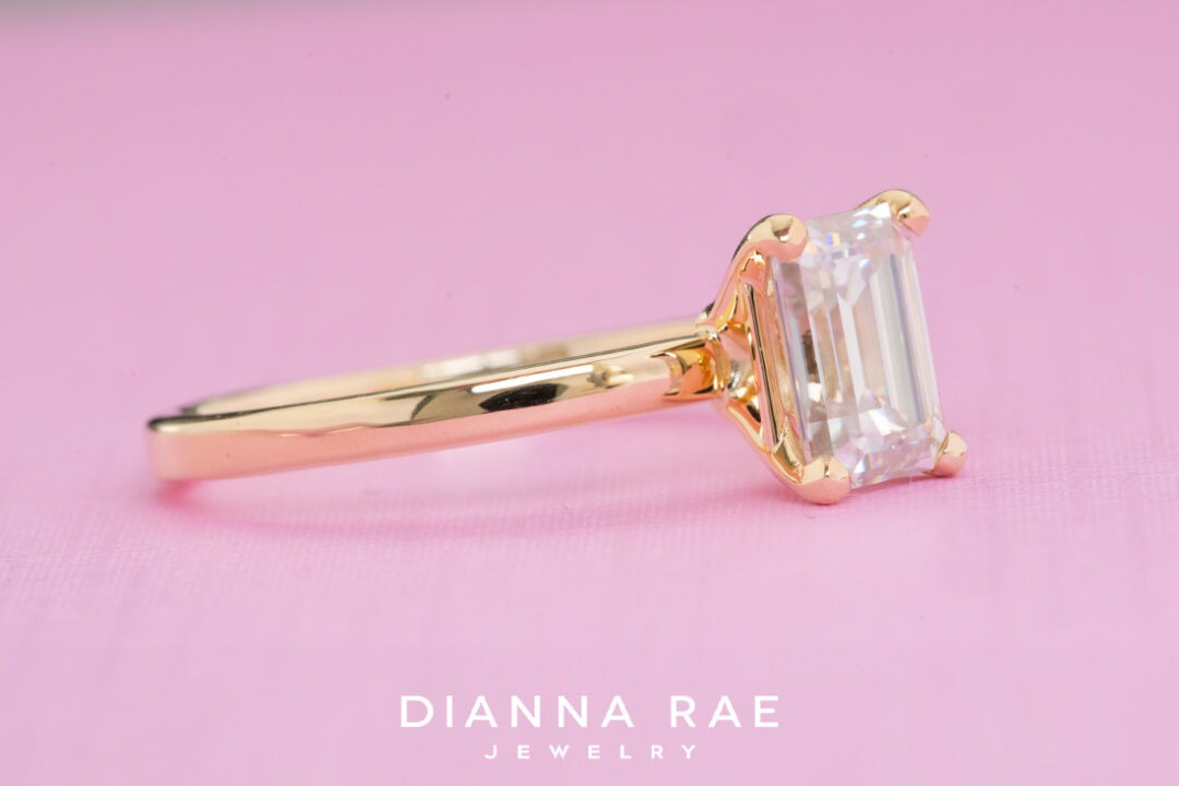 Moissanite Engagement Ring - Image 2