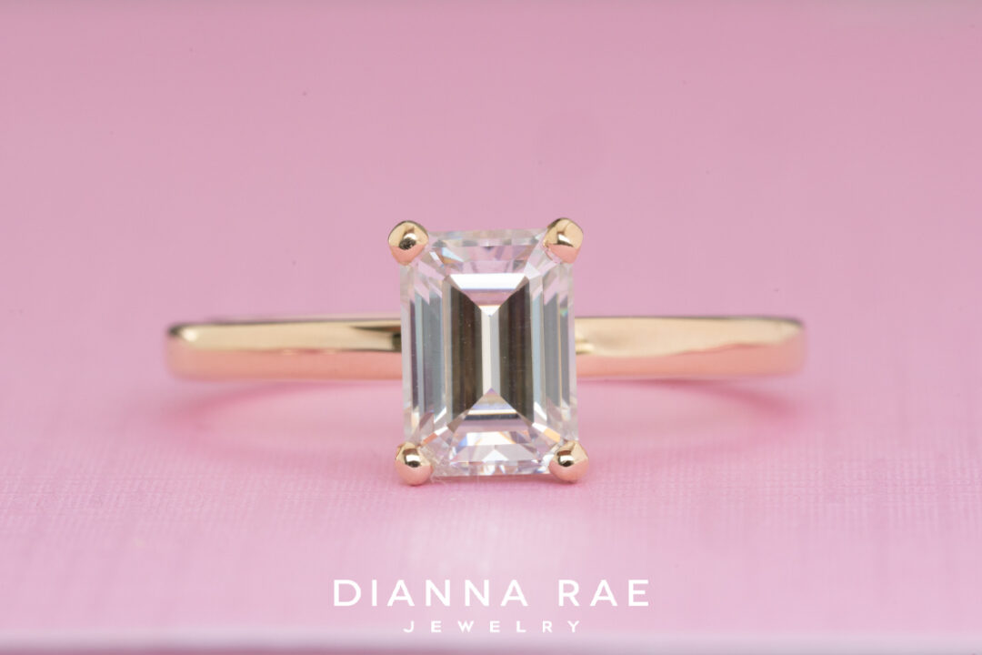 Moissanite Engagement Ring