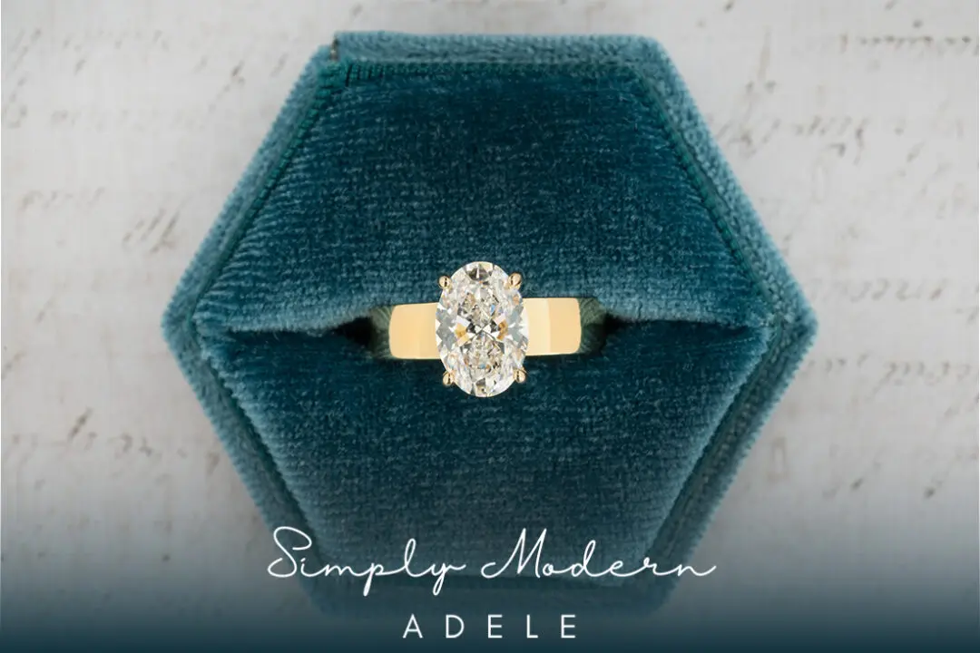 "Adele" Oval Diamond Engagement Ring