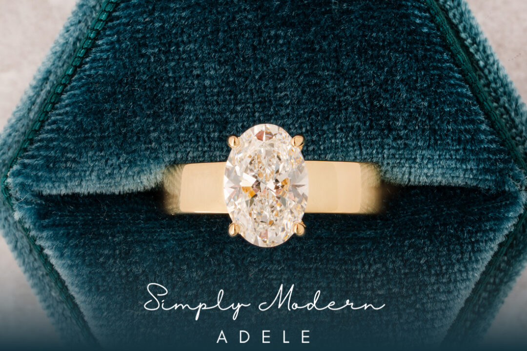 "Adele" Oval Diamond Engagement Ring - Image 3