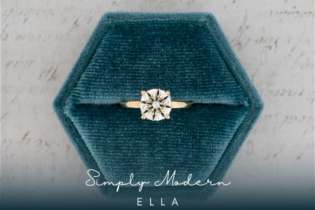 "Ella" Round Engagement Ring