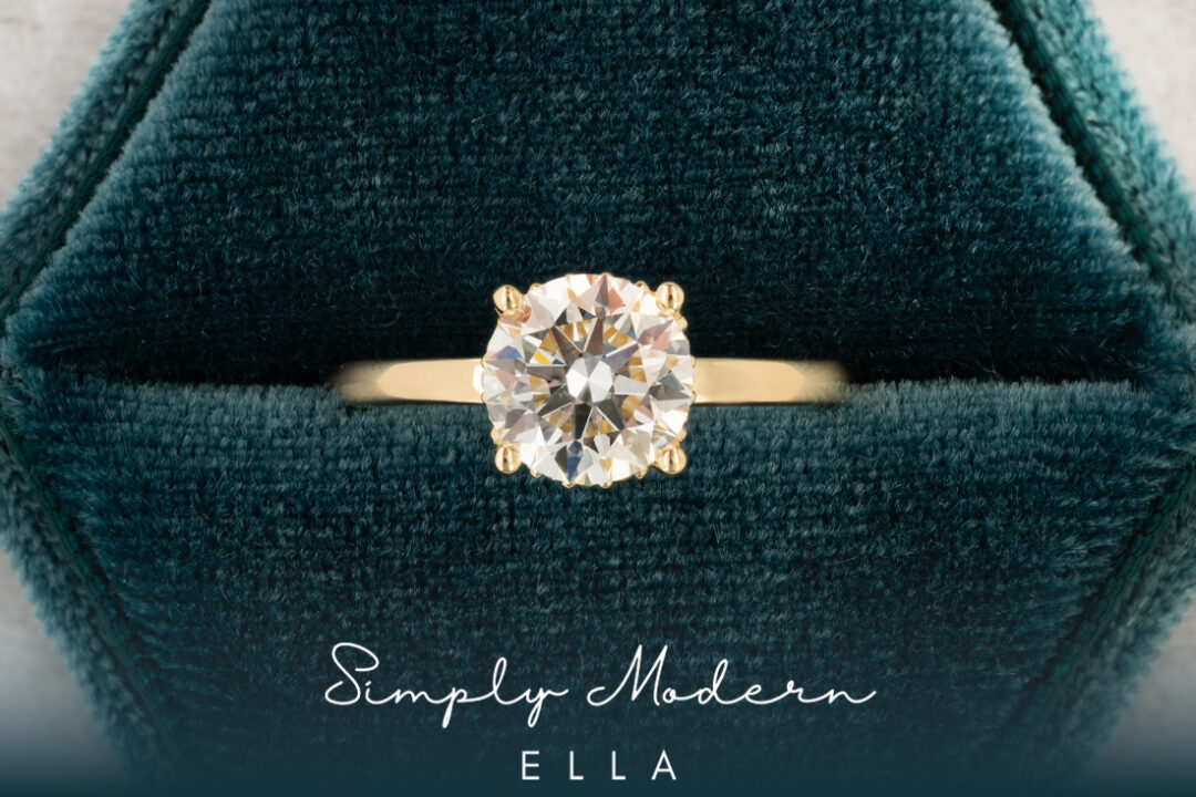 "Ella" Round Engagement Ring - Image 3