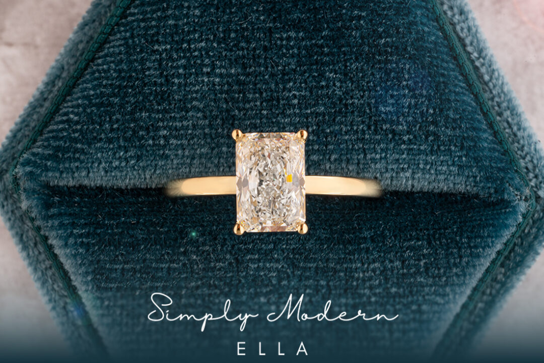"Ella" Radiant Engagement Ring - Image 3