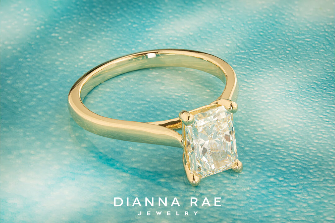 Diamond Solitaire Engagement Ring - Image 2