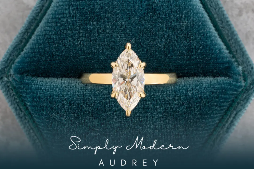 "Audrey" Marquise Engagement Ring - Image 3