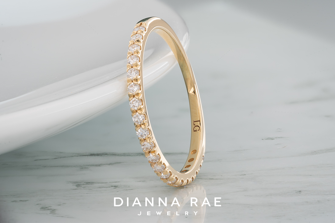 Yellow Gold Lab-Grown Diamond Band