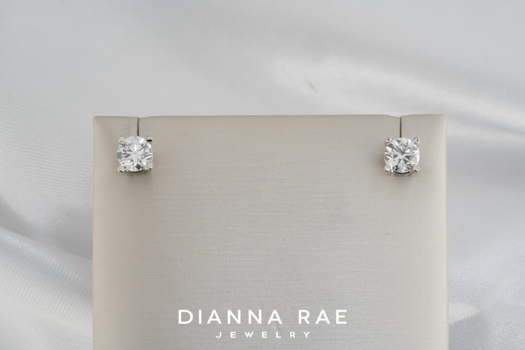 1.00Ct Lab-Grown Diamonds in Space Studs - Image 2