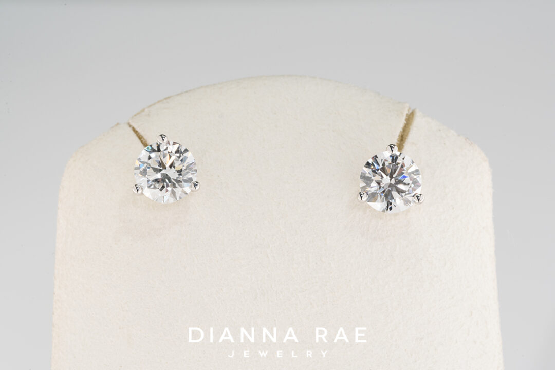 2.16Ct White Gold Diamond Studs