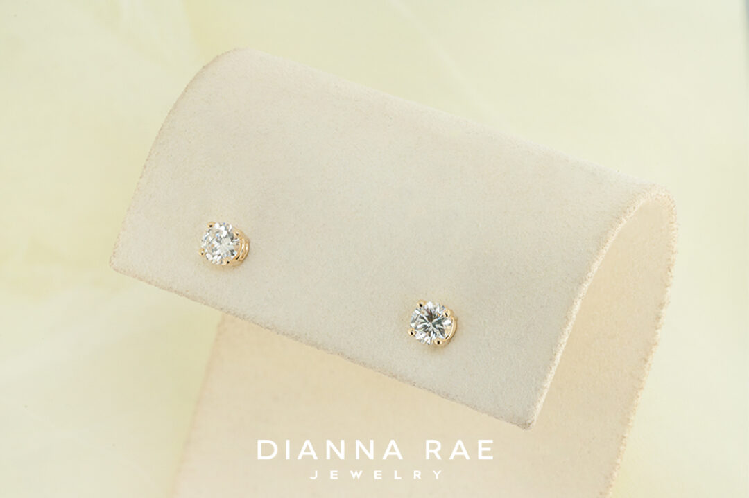 0.20Ct Lab-Grown Diamond Stud Earrings - Image 2