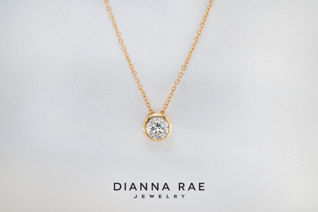Diamonds in Space Bezel-Set Pendant - Image 2