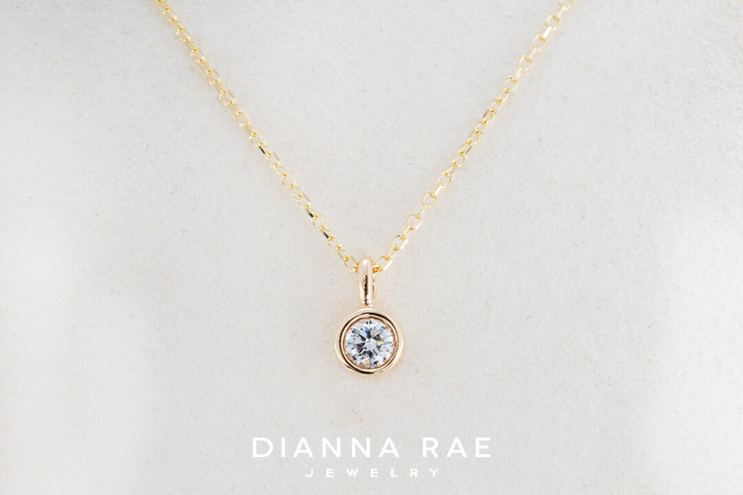 Diamond Bezel Pendant - Image 2