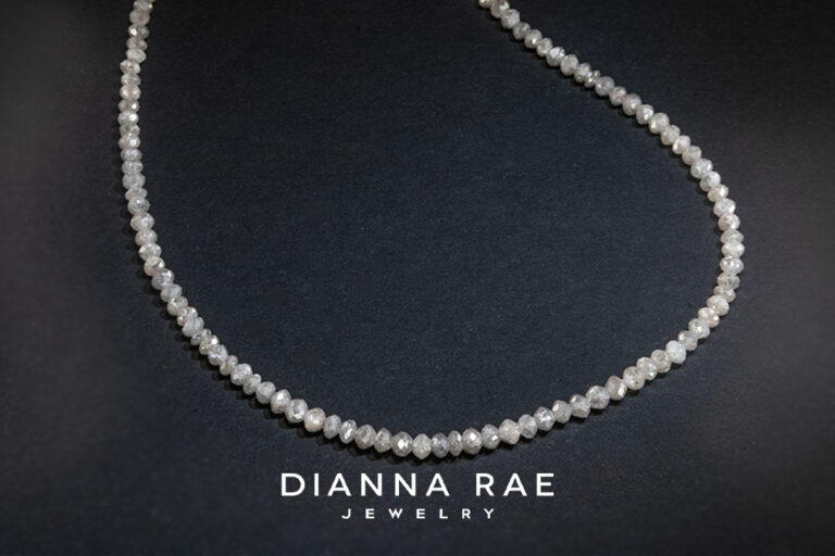 Light Gray Diamond Necklace
