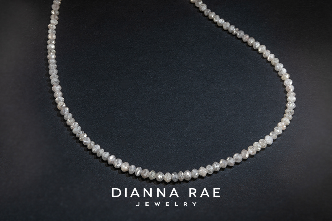 Light Gray Diamond Necklace