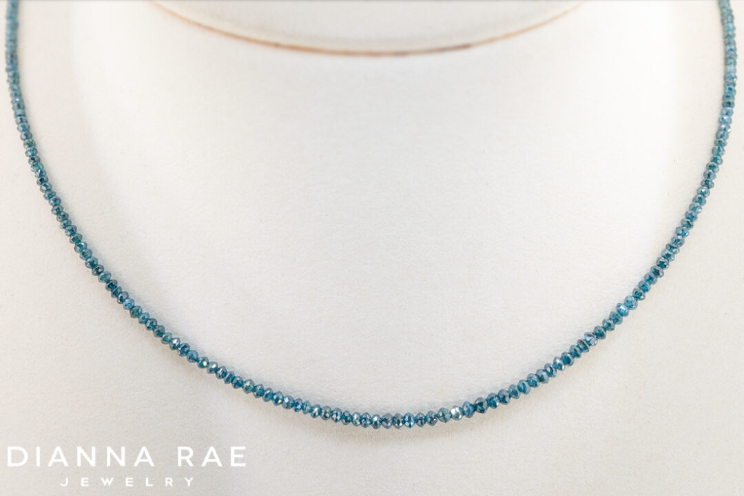 Blue Diamond Necklace
