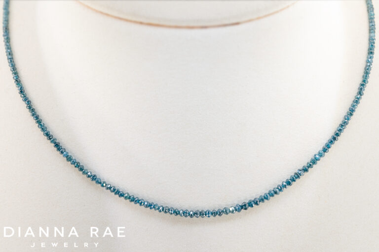 Blue Diamond Necklace