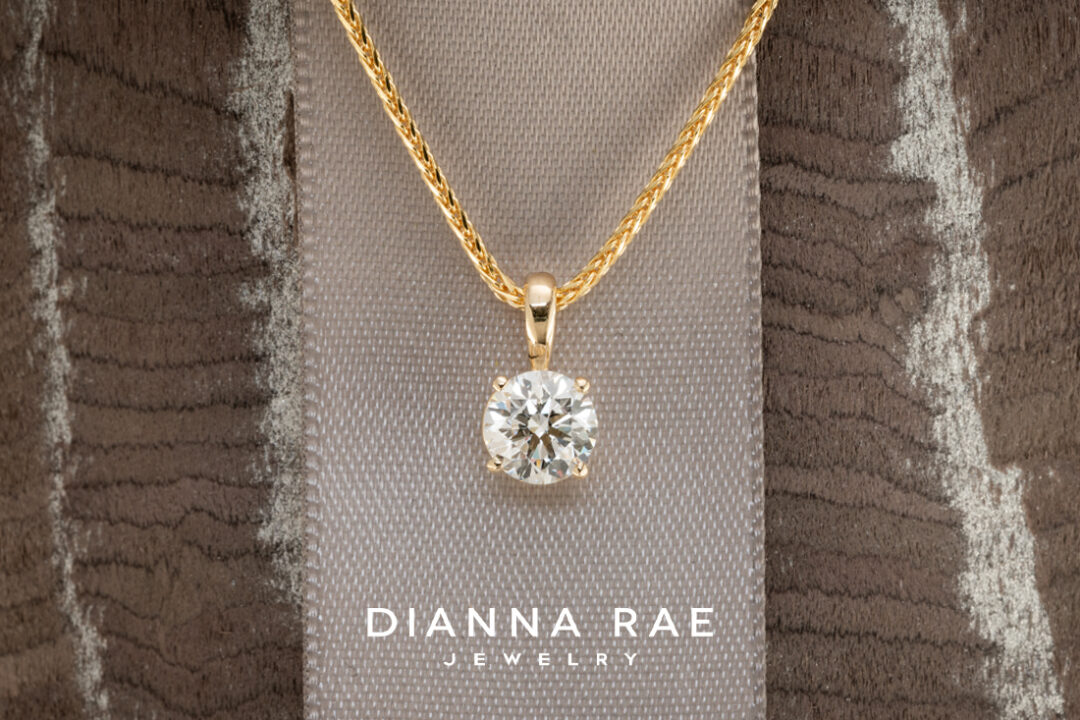 Solitaire 1.00Ct Lab-Grown Diamond Pendant - Image 2