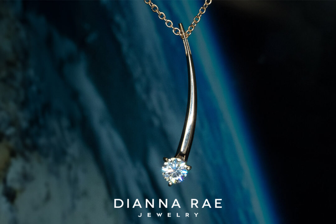 Yellow Gold Shooting Star Pendant